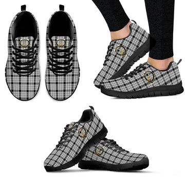 Wallace Dress Tartan Sneakers with Family Crest