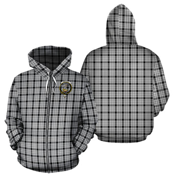 Wallace Dress Tartan Hoodie with Family Crest