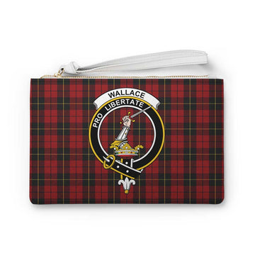 Wallace Family Crest Tartan Clutch Bag