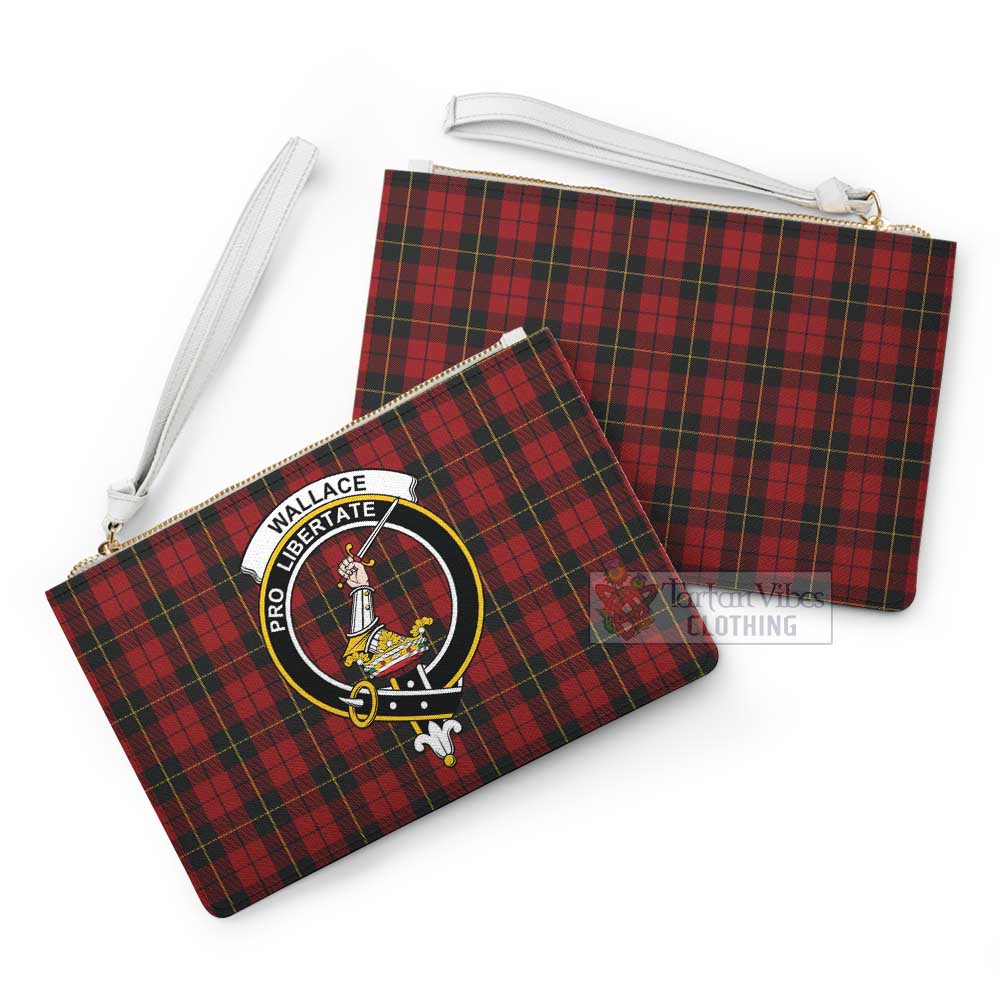 Tartan Vibes Clothing Wallace Family Crest Tartan Clutch Bag