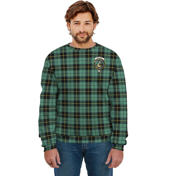 Wallace Hunting Ancient Tartan Sweatshirt with Family Crest
