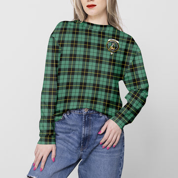 Wallace Hunting Ancient Tartan Sweatshirt with Family Crest
