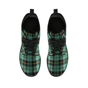 Wallace Hunting Ancient Tartan Leather Boots