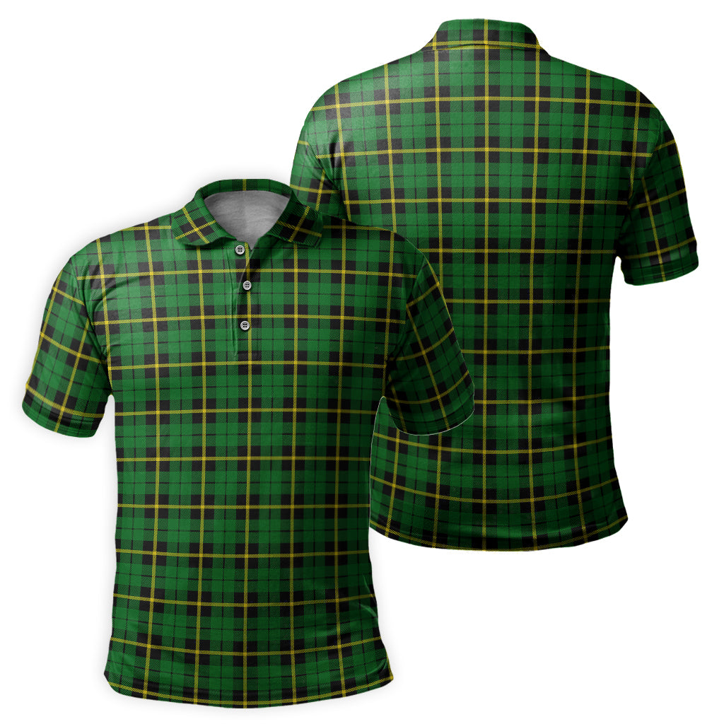 Wallace Hunting Green Tartan Mens Polo Shirt