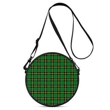 Wallace Hunting Green Tartan Round Satchel Bags