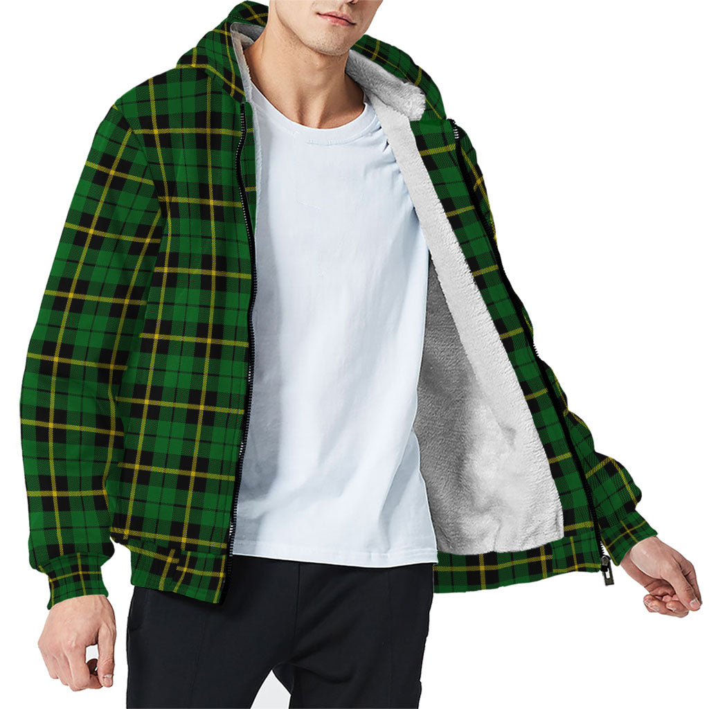 wallace-hunting-green-tartan-sherpa-hoodie