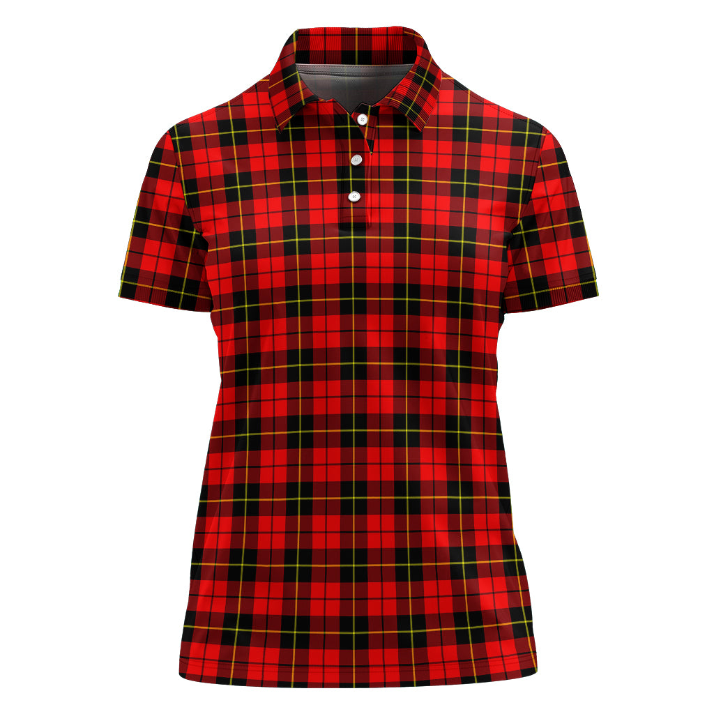 wallace-hunting-red-tartan-polo-shirt-for-women