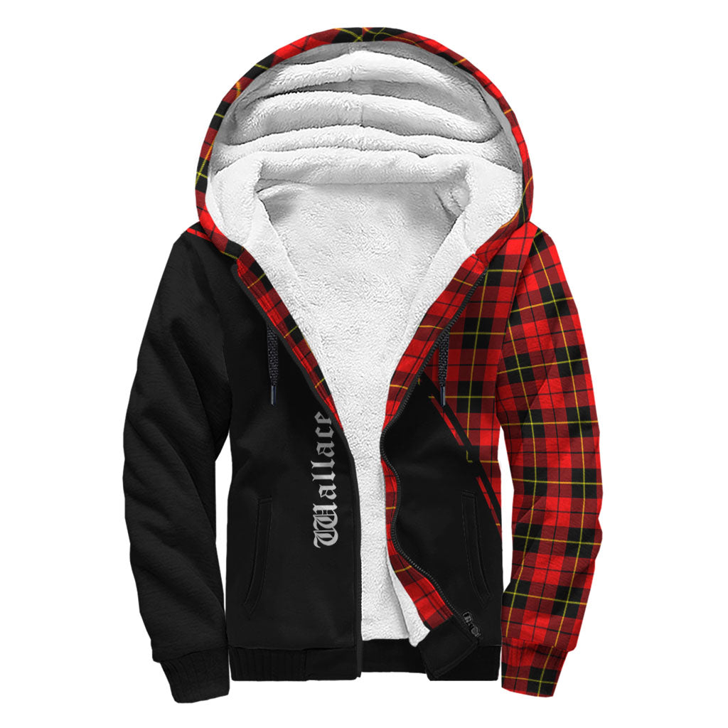wallace-hunting-red-tartan-sherpa-hoodie-with-family-crest-curve-style