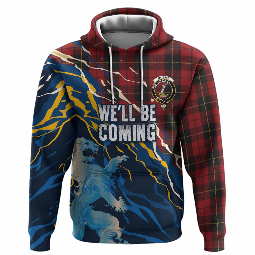 Wallace Scotland Tartan Hoodie WC2026 Football - We'll Be Coming