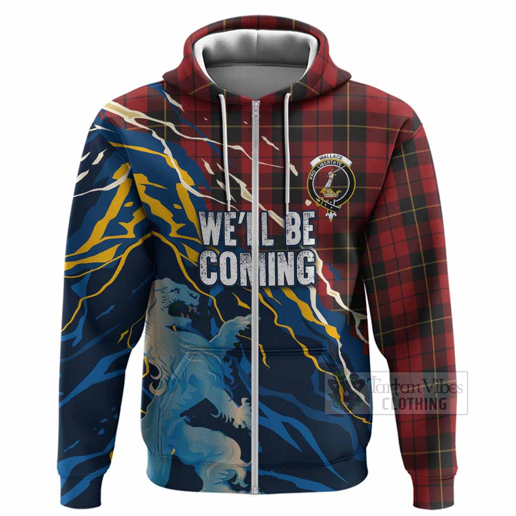 Wallace Scotland Tartan Hoodie WC2026 Football - We'll Be Coming