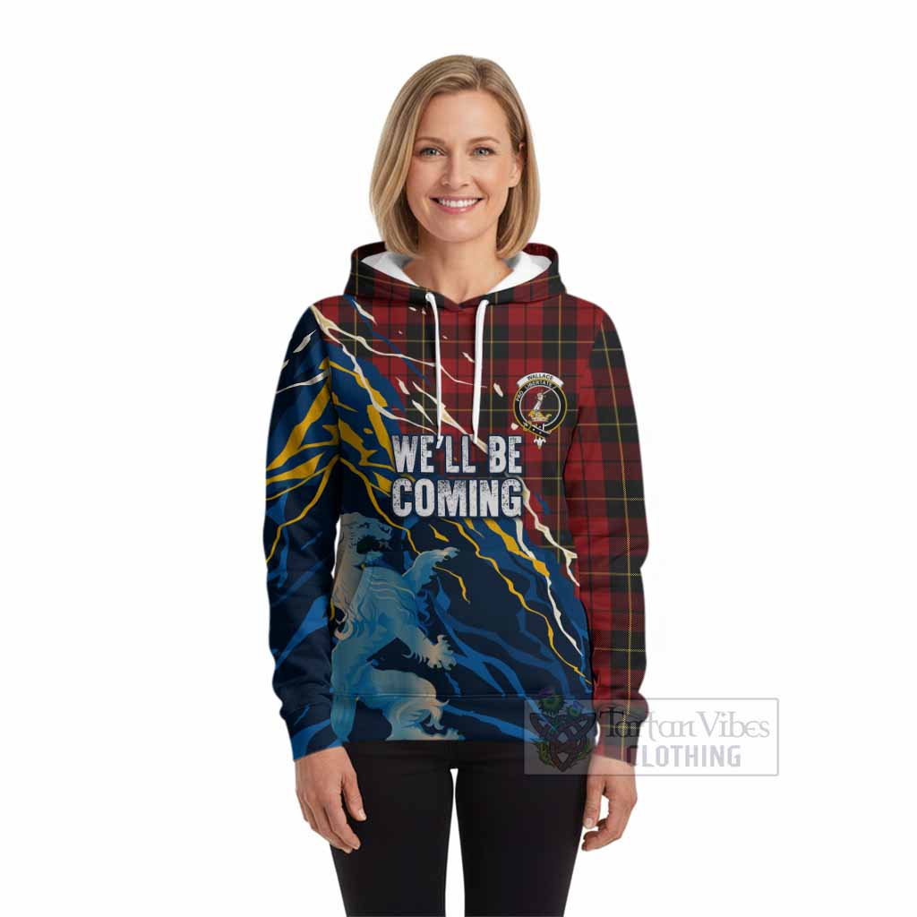 Wallace Scotland Tartan Hoodie WC2026 Football - We'll Be Coming
