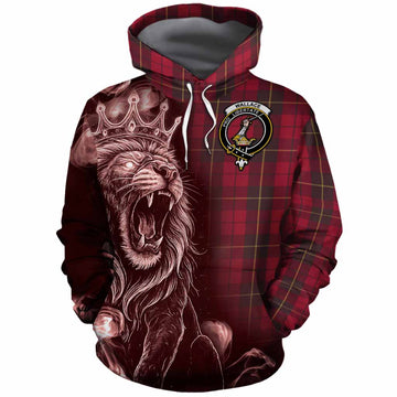 Wallace Tartan Cotton Hoodie Roaring Lion Heritage