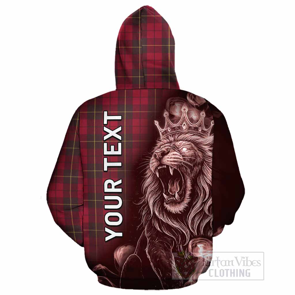 Wallace Tartan Cotton Hoodie Roaring Lion Heritage