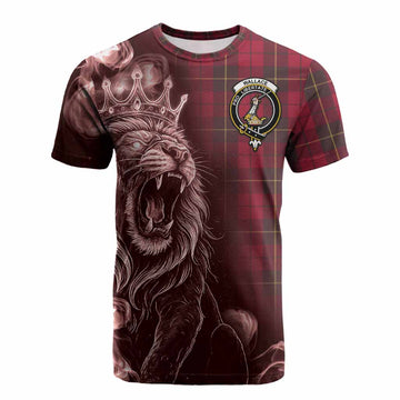 Wallace Tartan Cotton T-shirt Roaring Lion Heritage