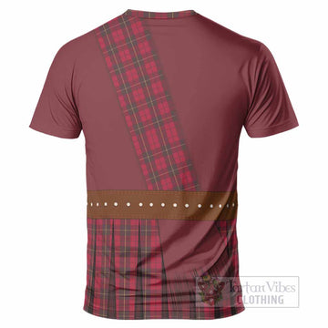 Wallace Tartan Crest T-Shirt Kilt Costume Style