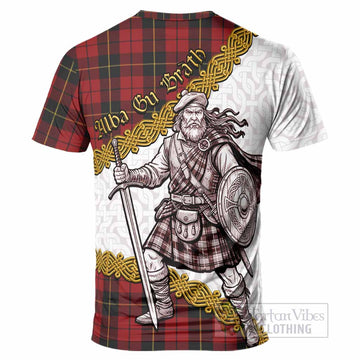 Wallace Tartan Family Crest T-Shirt Scottish Highland Warrior Celtic Alba Gu Brath