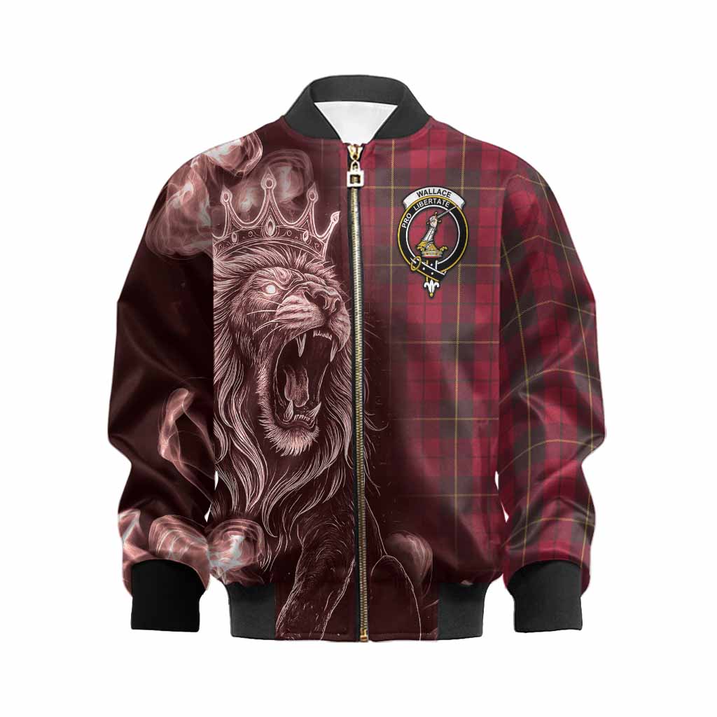 Wallace Tartan Kid Bomber Jacket Roaring Lion Heritage