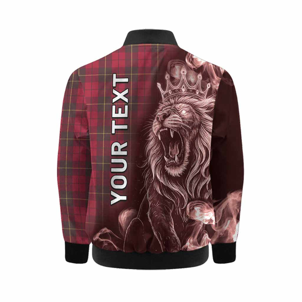 Wallace Tartan Kid Bomber Jacket Roaring Lion Heritage
