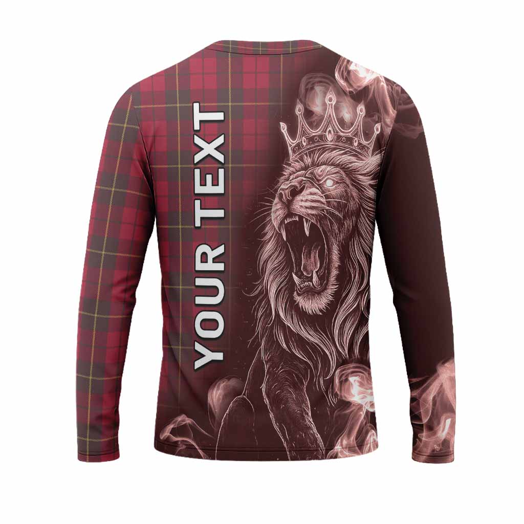 Wallace Tartan Long Sleeve T-Shirt Roaring Lion Heritage