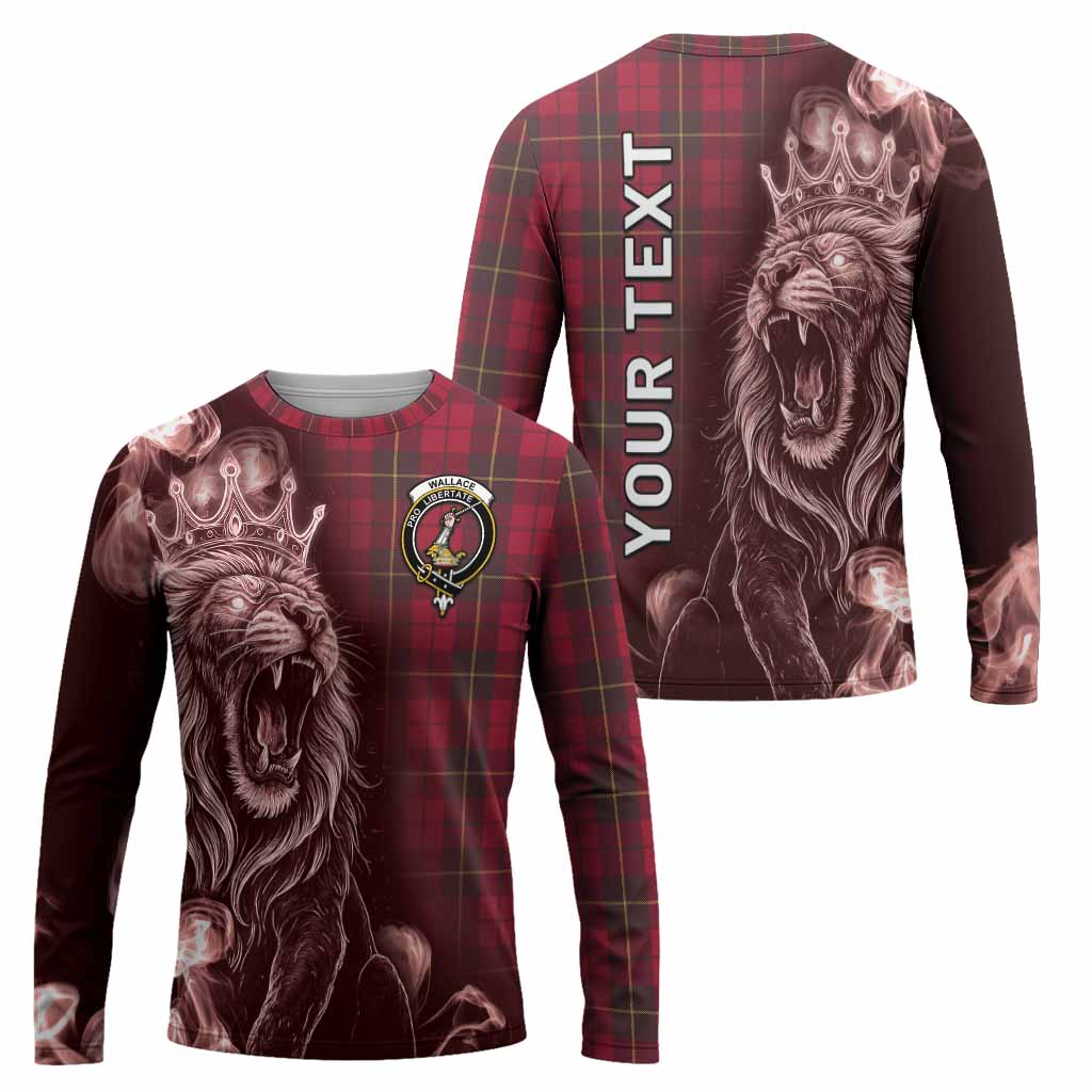 Wallace Tartan Long Sleeve T-Shirt Roaring Lion Heritage