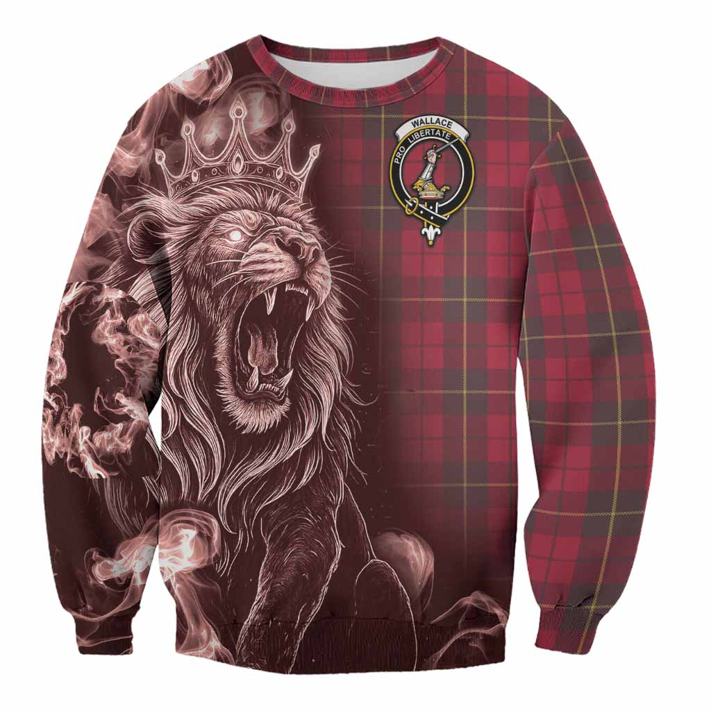 Wallace Tartan Sweatshirt Roaring Lion Heritage