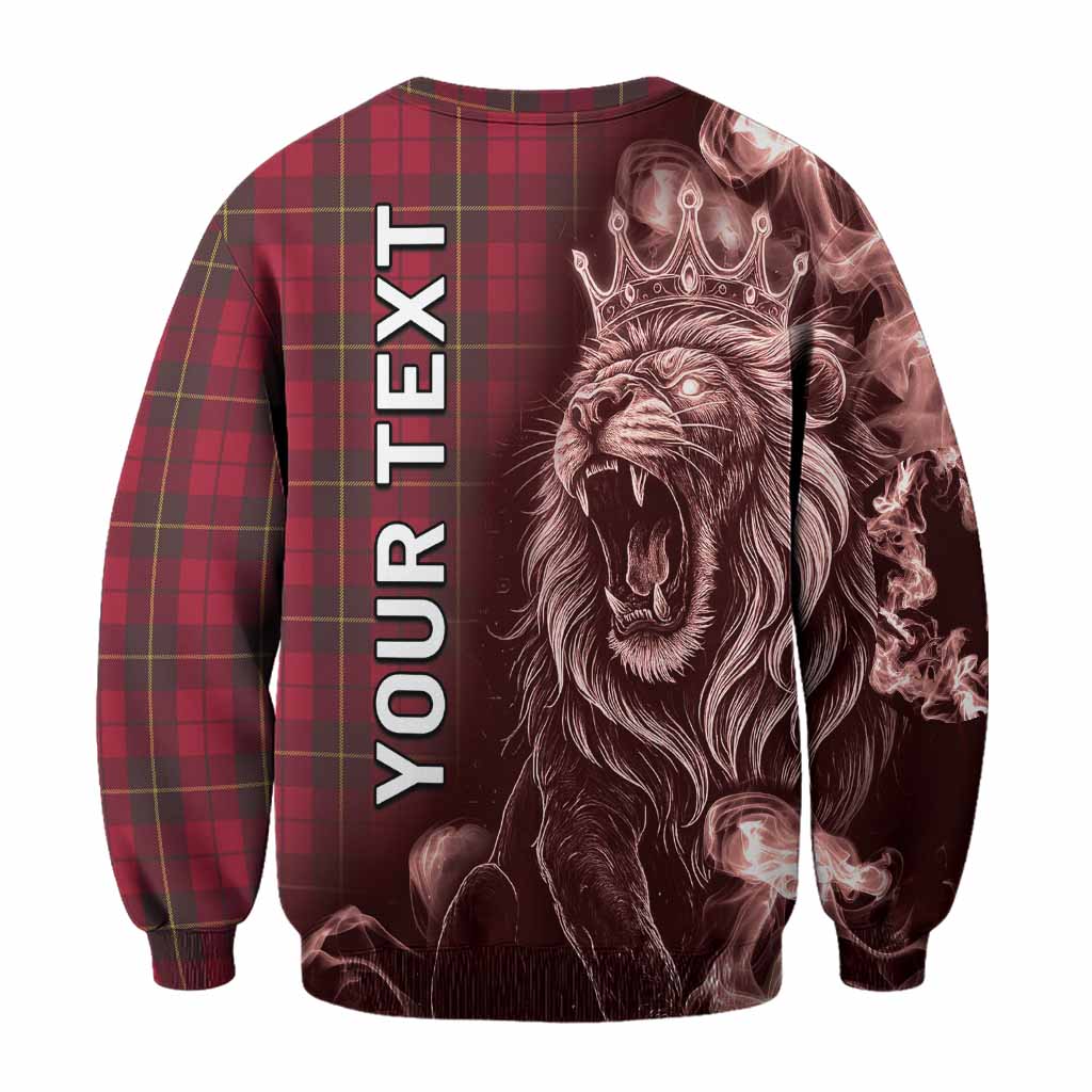 Wallace Tartan Sweatshirt Roaring Lion Heritage