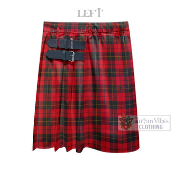 Wallace Weathered Tartan Men's Pleated Skirt - Fashion Casual Retro Scottish Kilt Style