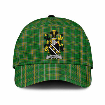Waller Irish Clan Tartan Classic Cap with Coat of Arms
