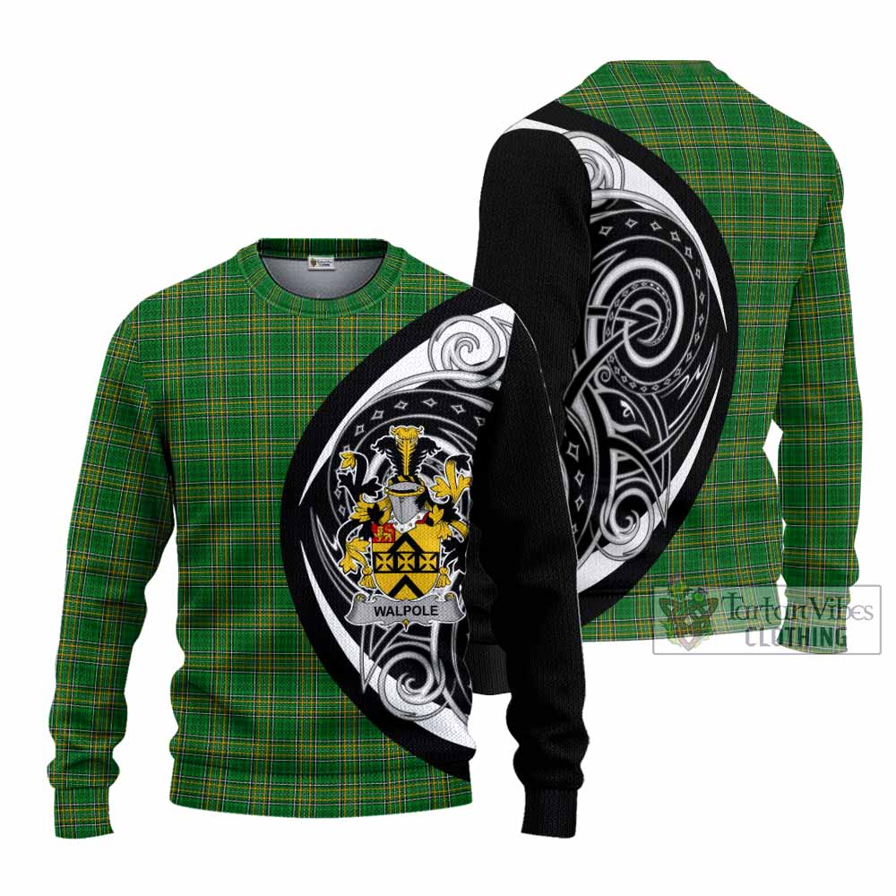 Tartan Vibes Clothing Walpole Irish Clan Knitted Sweater Celtic Circle Style