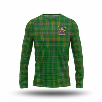 Walron Irish Clan Tartan Long Sleeve T-Shirt with Coat of Arms Unisex - Tartan Vibes Clothing