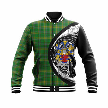 Tartan Vibes Clothing Walron Irish Clan Baseball Jacket Celtic Circle Style
