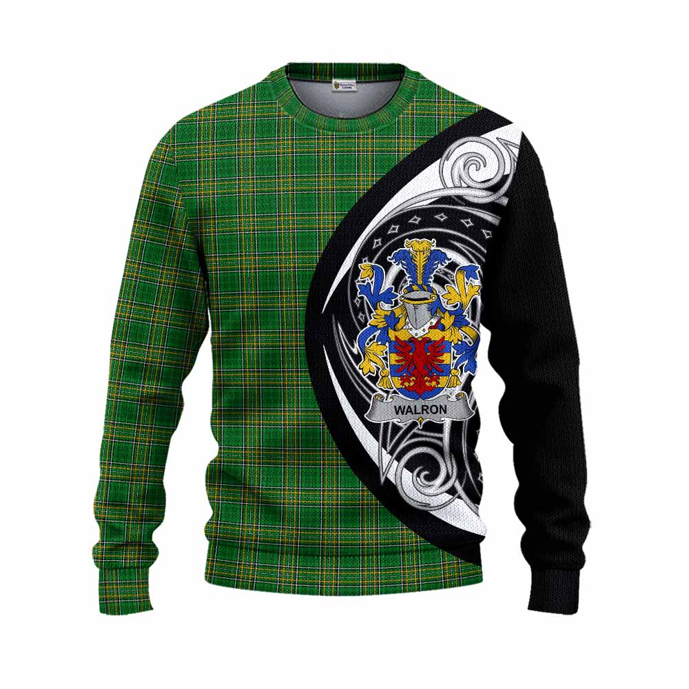 Tartan Vibes Clothing Walron Irish Clan Knitted Sweater Celtic Circle Style