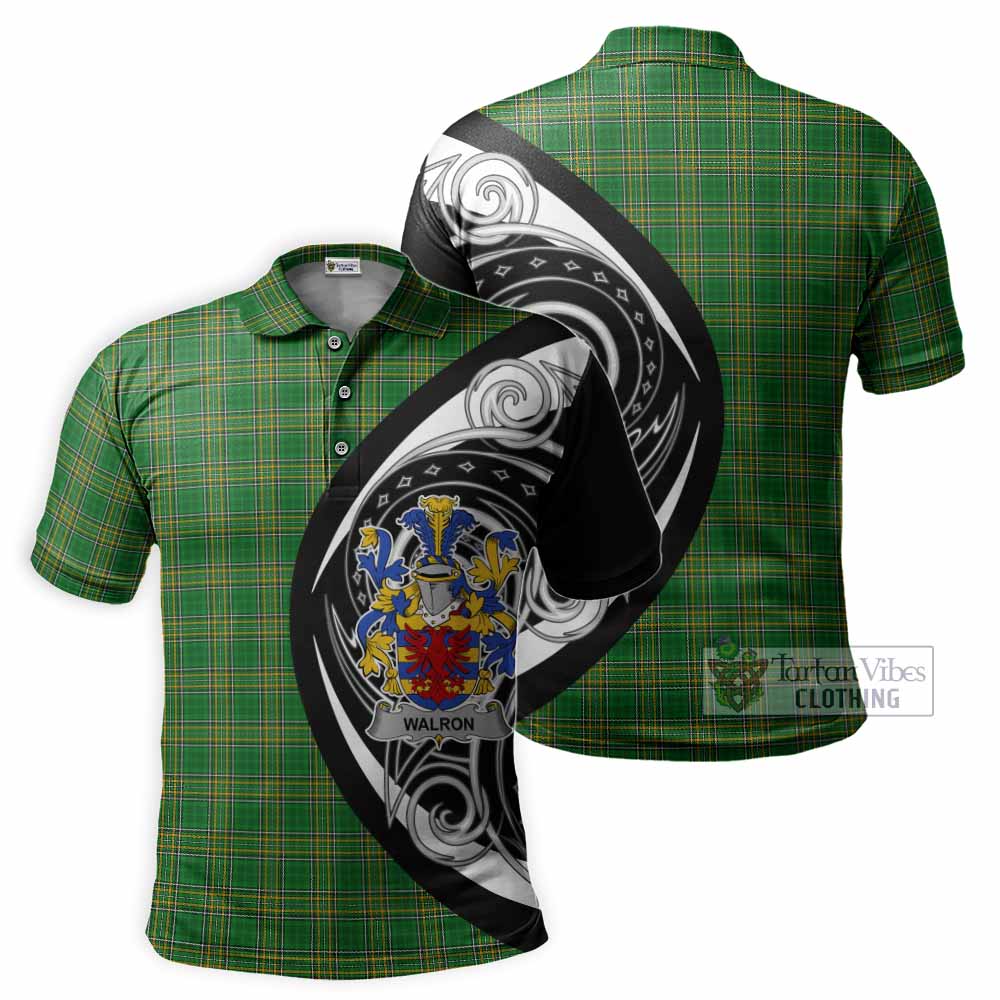 Walron Irish Clan Polo Shirt Celtic Circle Style - Tartan Vibes Clothing