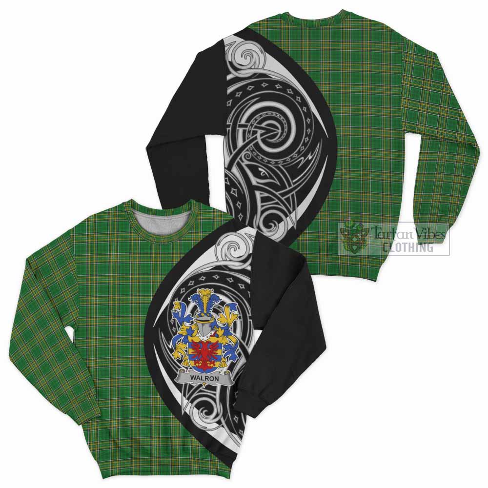 Walron Irish Clan Sweatshirt Celtic Circle Style - Tartan Vibes Clothing