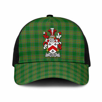 Walsh Irish Coat of Arms Tartan Mesh Trucker Cap