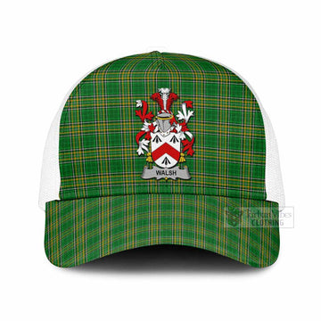 Walsh Irish Coat of Arms Tartan Mesh Trucker Cap