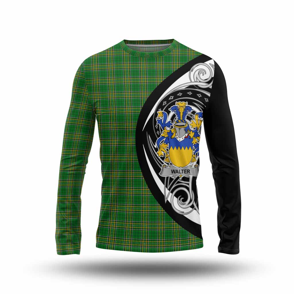 Walter Irish Clan Long Sleeve T-Shirt Celtic Circle Style Unisex - Tartan Vibes Clothing