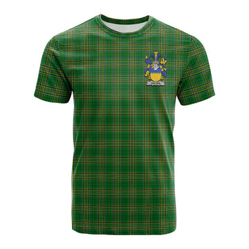 Walter Irish Clan Tartan Cotton T-shirt with Coat of Arms Kid's Shirt - Tartan Vibes Clothing