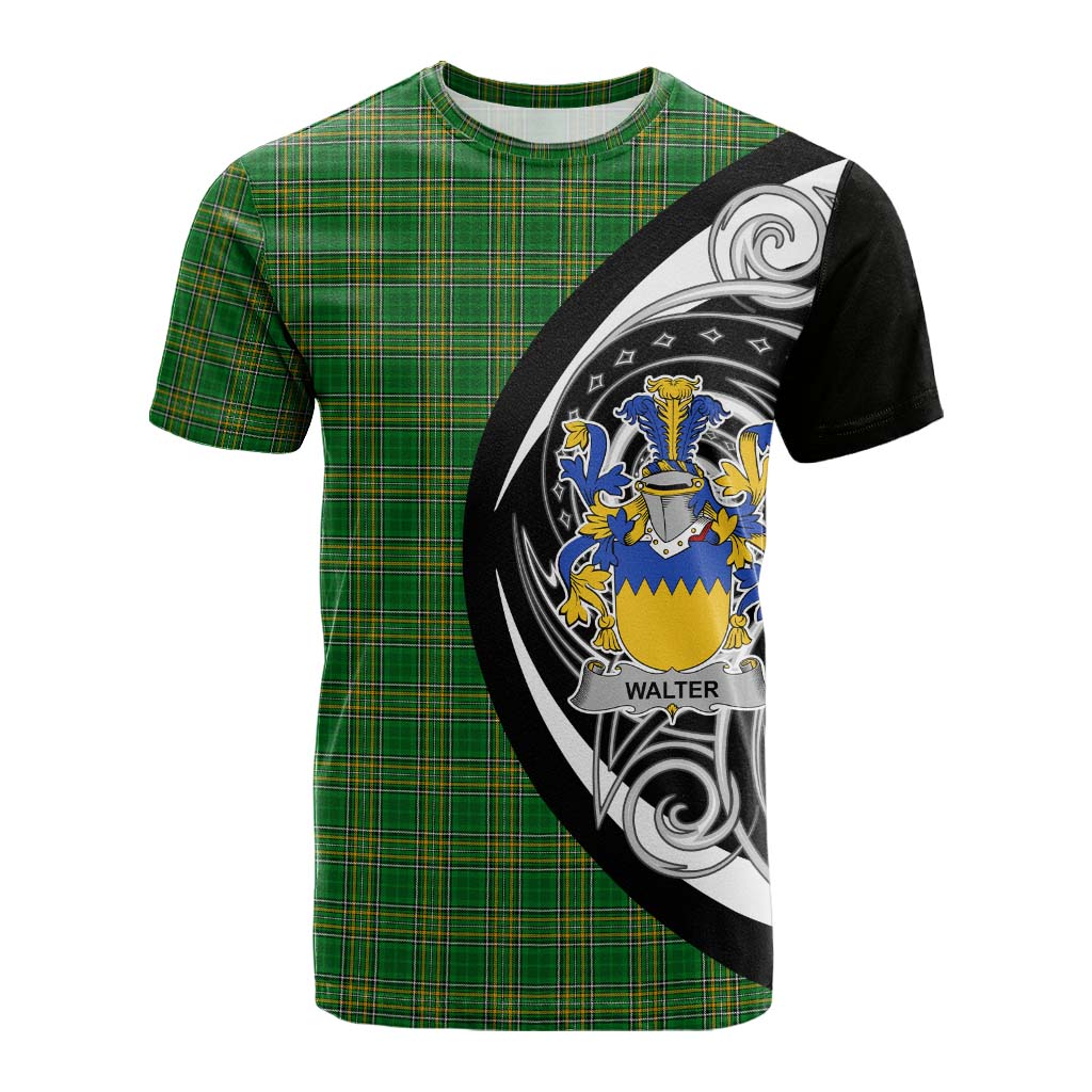 Walter Irish Clan Cotton T-shirt Celtic Circle Style Kid's Shirt - Tartan Vibes Clothing
