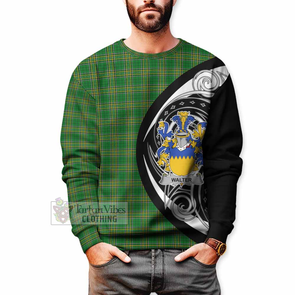 Walter Irish Clan Sweatshirt Celtic Circle Style - Tartan Vibes Clothing