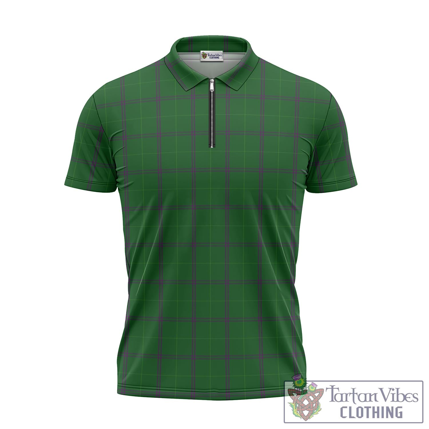 Tartan Vibes Clothing Walters Tartan Zipper Polo Shirt