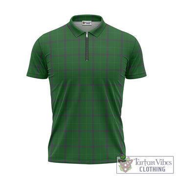 Walters Tartan Zipper Polo Shirt
