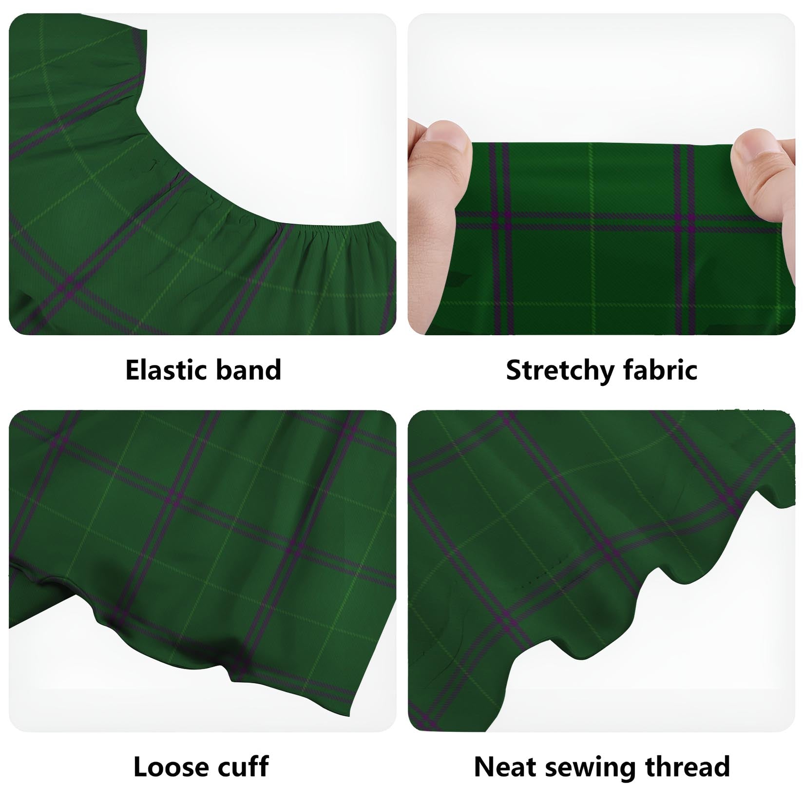 Walters Tartan Off Shoulder Long Dress - Tartan Vibes Clothing