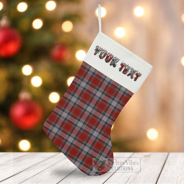 Warden Tartan Christmas Stocking with Personalized Text - Tartan Vibes Clothing