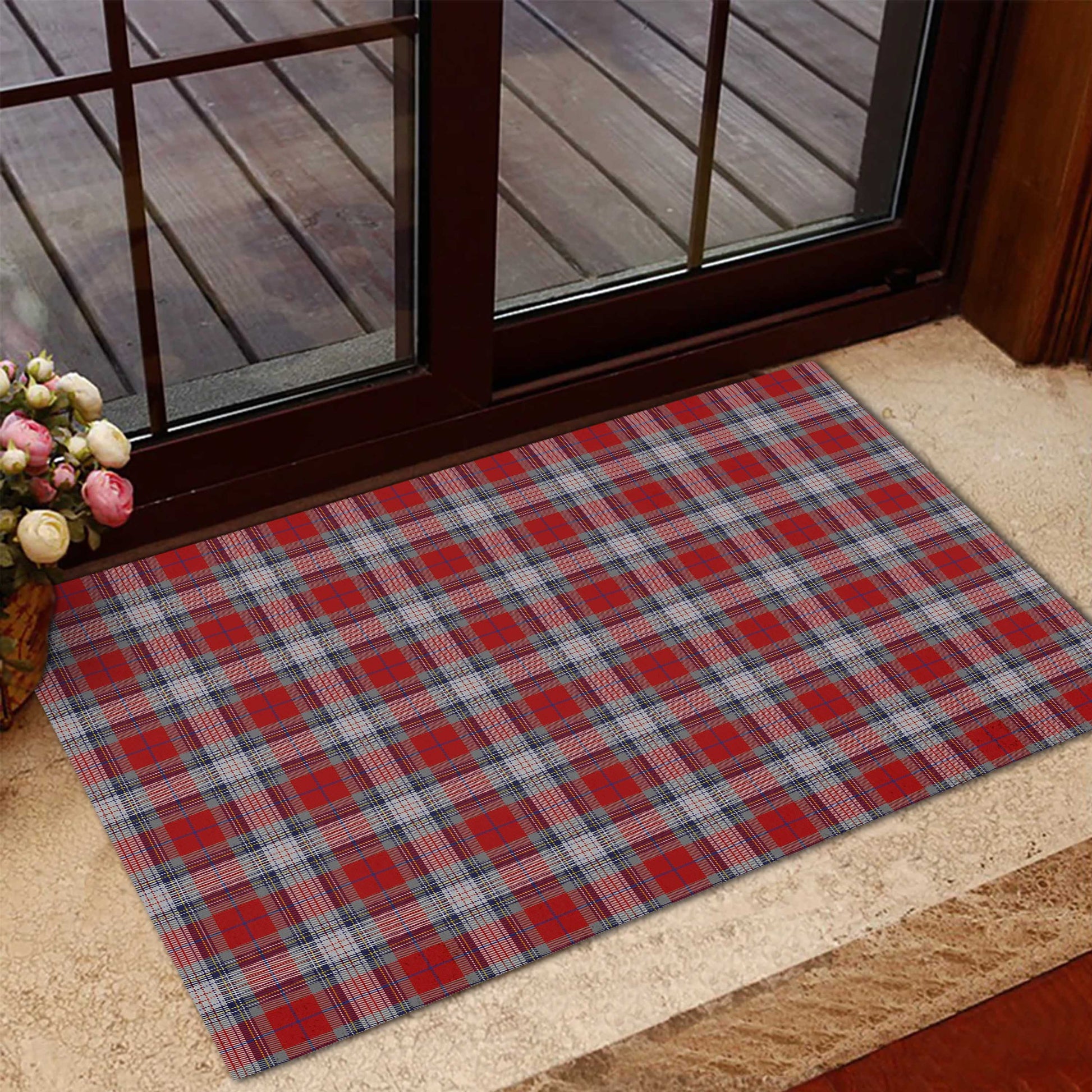 Warden Tartan Rubber Doormat L 60*90cm - Tartan Vibes Clothing