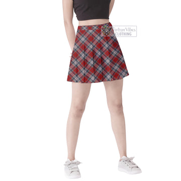 Tartan Vibes Clothing Warden Tartan Women's Plated Mini Skirt