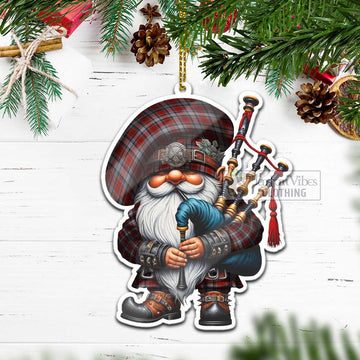 Warden Tartan Bagpiper Gnome Christmas Ornament - Tartan Vibes Clothing