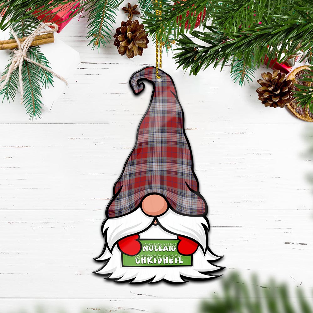 Warden Gnome Christmas Ornament with His Tartan Christmas Hat - Tartan Vibes Clothing