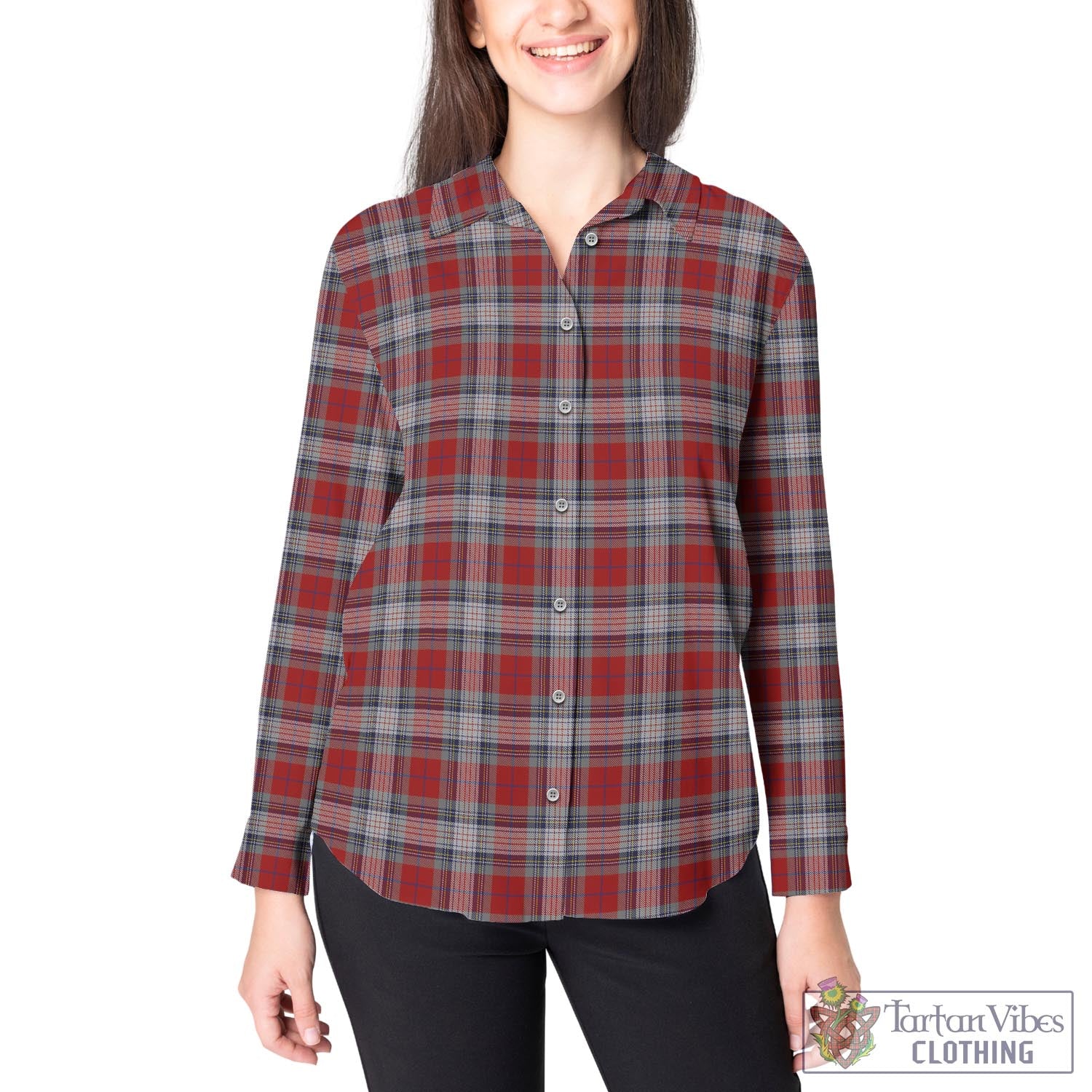 Warden Tartan Women's Casual Shirt - Tartan Vibes Clothing