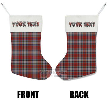 Warden Tartan Christmas Stocking with Personalized Text - Tartan Vibes Clothing